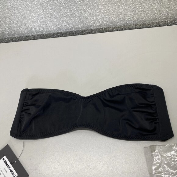 NEW NORMA KAMALI Women's Sunglass Bikini Bra Top Size S Black - Picture 2 of 9